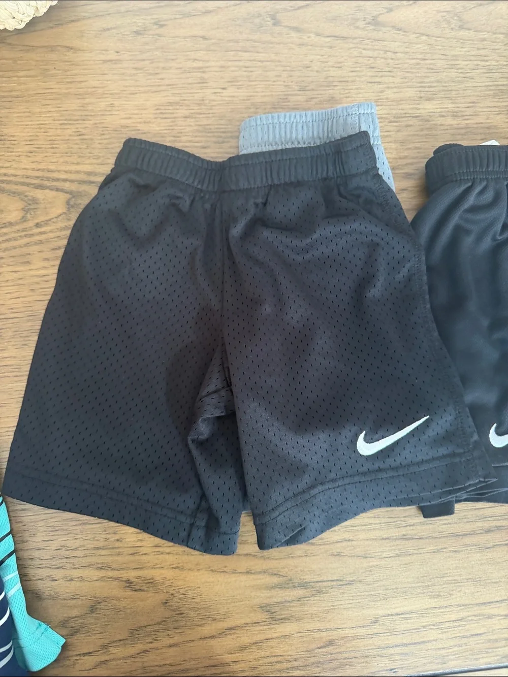 Nike Kids Athletic Shorts Set - Black, Navy, Teal, Gray